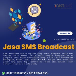 Jasa SMS Broadcast